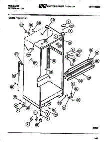 03 - Cabinet parts for Frigidaire Refrigerator FPES18TLH2 from AppliancePartsPros.com