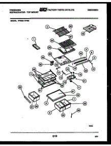 04 - Shelves And Supports parts for Frigidaire Refrigerator FPES21TPL0 from AppliancePartsPros.com