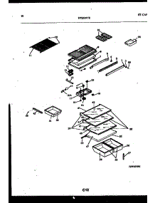 06 - Shelves And Supports parts for Frigidaire Refrigerator FPES19TRW1 from AppliancePartsPros.com
