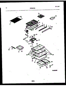 07 - Shelves And Supports parts for Frigidaire Refrigerator FPES19TRW1 from AppliancePartsPros.com