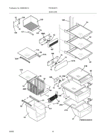 09 - Shelves parts for Frigidaire Refrigerator FGHS2367KB1 from AppliancePartsPros.com