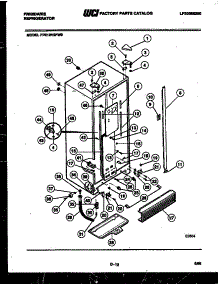 04 - Cabinet Parts parts for Frigidaire Refrigerator FPE19V3FL0 from AppliancePartsPros.com