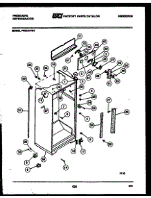 03 - Cabinet Parts parts for Frigidaire Refrigerator FPE19TFH1 from AppliancePartsPros.com