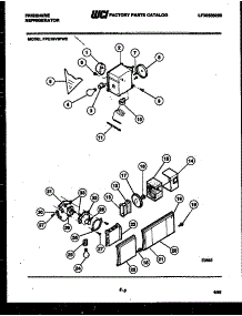 06 - Refrigerator Control Assembly, Damp parts for Frigidaire Refrigerator FPE19V3FL0 from AppliancePartsPros.com