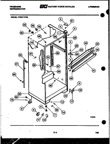 03 - Cabinet Parts parts for Frigidaire Refrigerator FPE21TFF0 from AppliancePartsPros.com