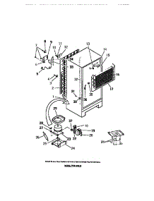06 - Compressor, Condenser, Evaporator parts for Frigidaire Refrigerator FPES18TCF0 from AppliancePartsPros.com