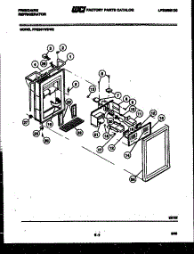 07 - Ice Door, Dispenser And Water Tanks parts for Frigidaire Refrigerator FPE24VWDH2 from AppliancePartsPros.com