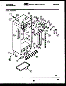 03 - Cabinet Parts parts for Frigidaire Refrigerator FPEM18FW1 from AppliancePartsPros.com
