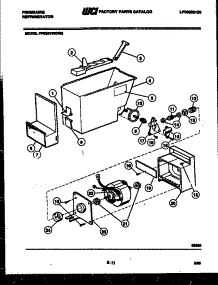 08 - Ice Dispenser parts for Frigidaire Refrigerator FPE24VWDA2 from AppliancePartsPros.com