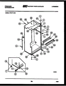 03 - Cabinet Parts parts for Frigidaire Refrigerator FPE17TLW0 from AppliancePartsPros.com