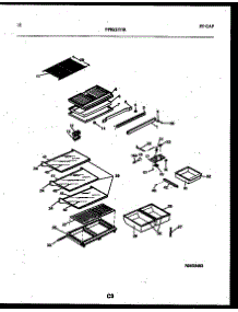 07 - Shelves And Supports parts for Frigidaire Refrigerator FPES21TIRW1 from AppliancePartsPros.com