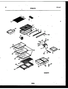 06 - Shelves And Supports parts for Frigidaire Refrigerator FPES21TRW1 from AppliancePartsPros.com