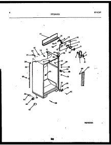 03 - Cabinet Parts parts for Frigidaire Refrigerator FPES19TSL0 from AppliancePartsPros.com
