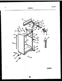 04 - Cabinet Parts parts for Frigidaire Refrigerator FPES19TSL0 from AppliancePartsPros.com
