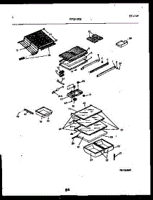05 - Shelves And Supports parts for Frigidaire Refrigerator FPES19TSL0 from AppliancePartsPros.com