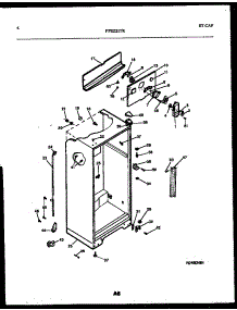 04 - Cabinet Parts parts for Frigidaire Refrigerator FPEZ21TRL0 from AppliancePartsPros.com