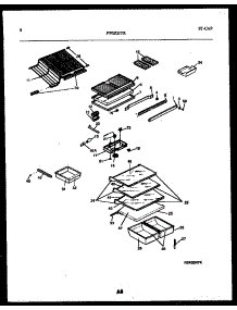 05 - Shelves And Supports parts for Frigidaire Refrigerator FPEZ21TRL0 from AppliancePartsPros.com