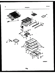 06 - Shelves And Supports parts for Frigidaire Refrigerator FPEZ21TRL0 from AppliancePartsPros.com