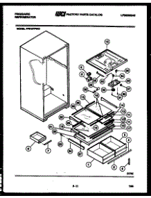 04 - Shelves And Supports parts for Frigidaire Refrigerator FPE19TFA0 from AppliancePartsPros.com
