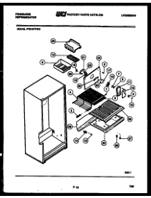 05 - Shelves And Supports parts for Frigidaire Refrigerator FPE19TFA0 from AppliancePartsPros.com