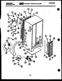 07 - System And Automatic Defrost Parts parts for Frigidaire Refrigerator FPE19V3AA2 from AppliancePartsPros.com
