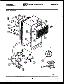 06 - System And Automatic Defrost Parts parts for Frigidaire Refrigerator FPE21TPW0 from AppliancePartsPros.com