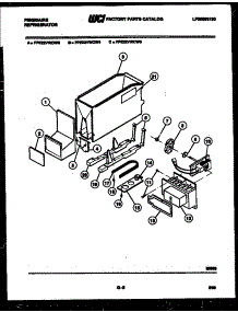 08 - Ice Dispenser parts for Frigidaire Refrigerator FPE22VWCF5 from AppliancePartsPros.com