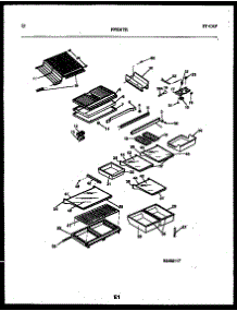 07 - Shelves And Supports parts for Frigidaire Refrigerator FPE21TRL1 from AppliancePartsPros.com