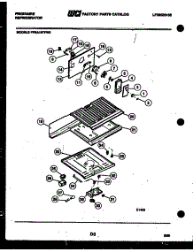 04 - Refrigerator And Damper Control Ass parts for Frigidaire Refrigerator FPEA19TFL0 from AppliancePartsPros.com