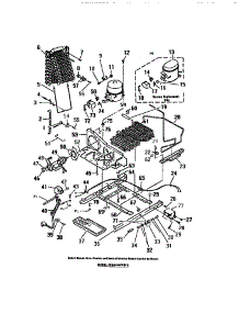 12 - Compressor, Condenser, Evaporator parts for Frigidaire Refrigerator FPEM26VWDH0 from AppliancePartsPros.com