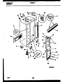 04 - Cabinet Parts parts for Frigidaire Refrigerator FRS22PRAW2 from AppliancePartsPros.com