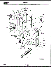 04 - Cabinet Parts parts for Frigidaire Refrigerator FRS22WRAD2 from AppliancePartsPros.com