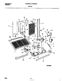 07 - System parts for Frigidaire Refrigerator FRS22WRCW0 from AppliancePartsPros.com