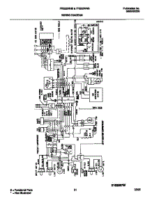 12 - Wiring Diagram parts for Frigidaire Refrigerator FRS22WHBW1 from AppliancePartsPros.com