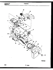09 - Ice Dispenser parts for Frigidaire Refrigerator FRS22WRAD2 from AppliancePartsPros.com