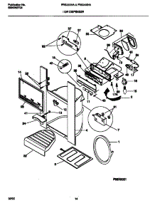 08 - I & W Dispenser parts for Frigidaire Refrigerator FRS22XHAB2 from AppliancePartsPros.com