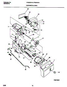 09 - Container & Drive parts for Frigidaire Refrigerator FRS22XHAB2 from AppliancePartsPros.com