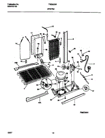 07 - System parts for Frigidaire Refrigerator FRS22ZRFW0 from AppliancePartsPros.com
