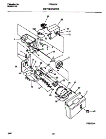 09 - Container / Drive parts for Frigidaire Refrigerator FRS22ZRFW0 from AppliancePartsPros.com