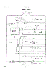 20 - Wiring Schematic parts for Frigidaire Refrigerator FRS23BH6CB0 from AppliancePartsPros.com