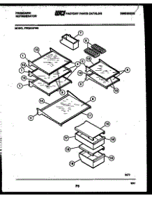04 - Shelves And Supports parts for Frigidaire Refrigerator FPEM18PL0 from AppliancePartsPros.com