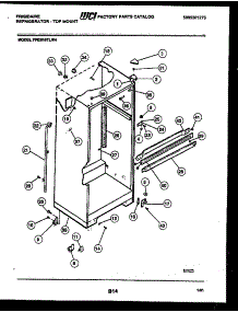 03 - Cabinet Parts parts for Frigidaire Refrigerator FPES18TLH4 from AppliancePartsPros.com