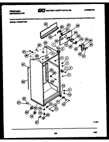 03 - Cabinet Parts parts for Frigidaire Refrigerator FPES21TNL0 from AppliancePartsPros.com