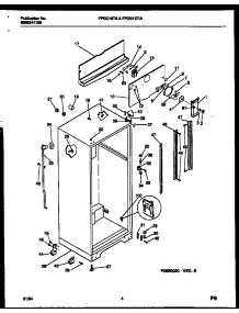 03 - Cabinet Parts parts for Frigidaire Refrigerator FPGC18TAW0 from AppliancePartsPros.com