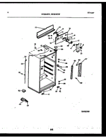 03 - Cabinet Parts parts for Frigidaire Refrigerator FPGS18TPLL0 from AppliancePartsPros.com