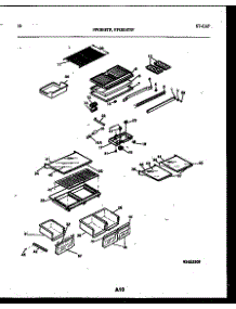 06 - Shelves And Supports parts for Frigidaire Refrigerator FPGS18TPLL0 from AppliancePartsPros.com