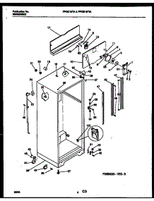 03 - Cabinet Parts parts for Frigidaire Refrigerator FPGC18TAW1 from AppliancePartsPros.com