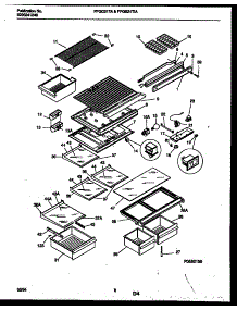 05 - Shelves And Supports parts for Frigidaire Refrigerator FPGS21TIAL0 from AppliancePartsPros.com