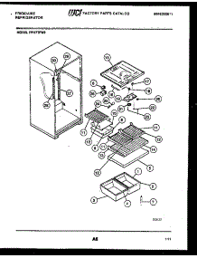 04 - Shelves And Supports parts for Frigidaire Refrigerator FPI17TFL2 from AppliancePartsPros.com