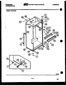 03 - Cabinet Parts parts for Frigidaire Refrigerator FPI17TFL0 from AppliancePartsPros.com